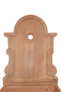 Biscottini Fontana a muro da parete da appendere in Terracotta 100% Made in Italy interamente Lavorata a Mano