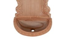 Biscottini Fontana a muro da parete da appendere in Terracotta 100% Made in Italy interamente Lavorata a Mano