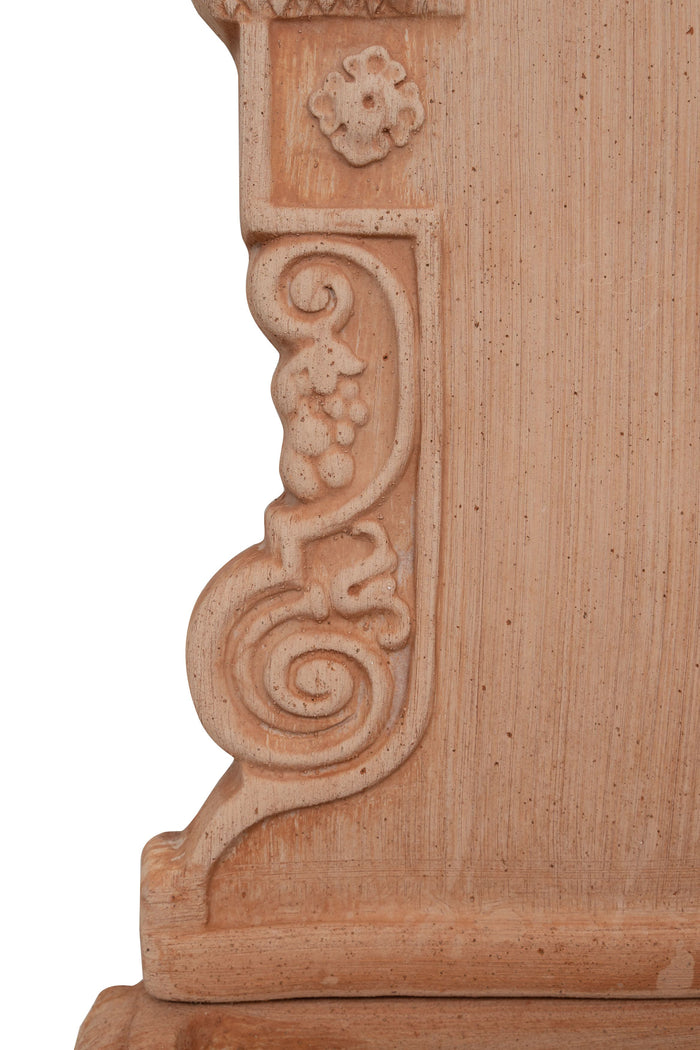 Biscottini Fontana a muro da parete da appendere in Terracotta 100% Made in Italy interamente Lavorata a Mano