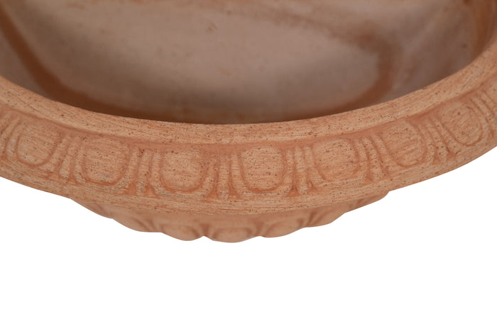 Biscottini Fontana a muro da parete da appendere in Terracotta 100% Made in Italy interamente Lavorata a Mano