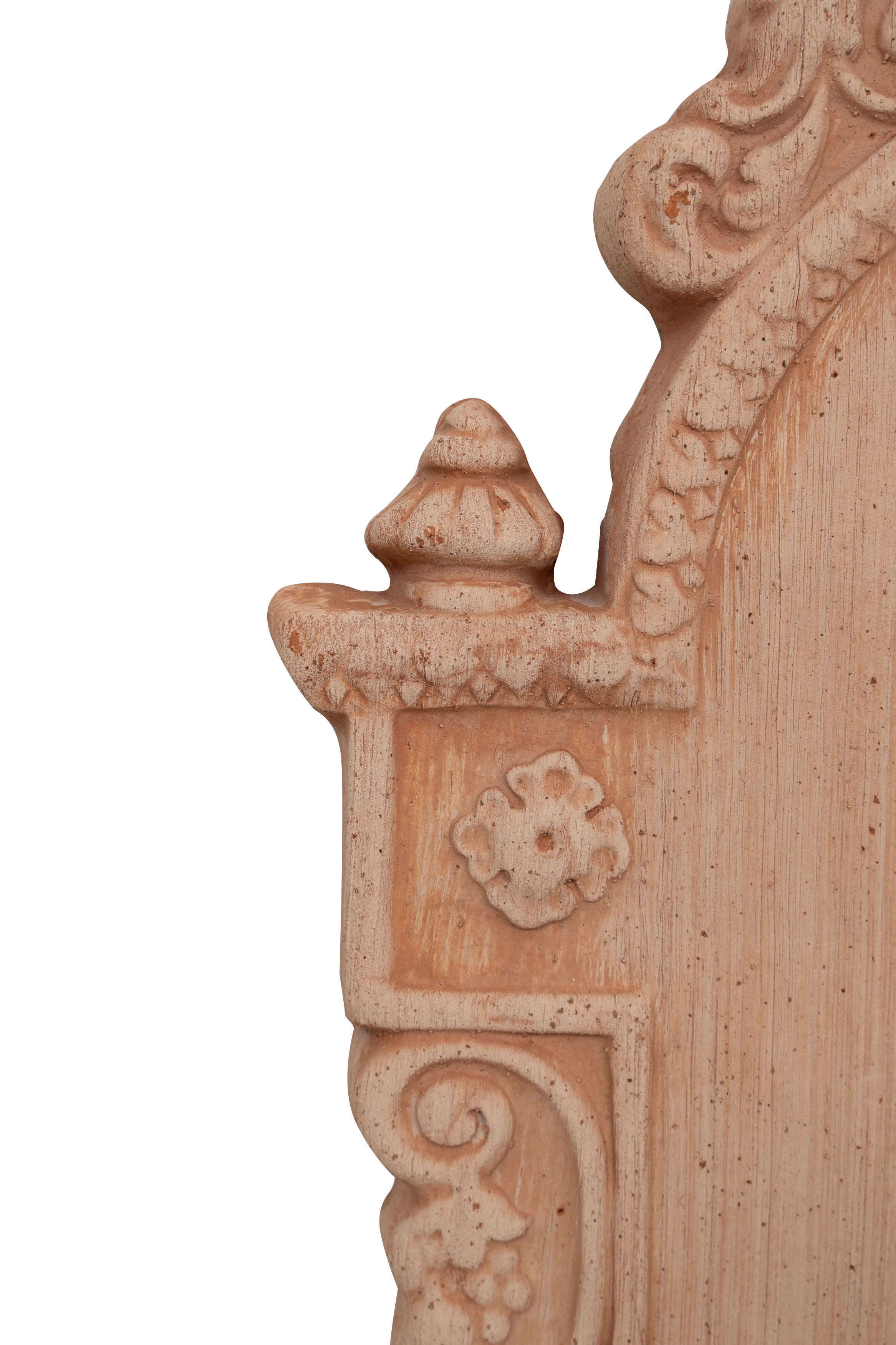 Biscottini Fontana a muro da parete da appendere in Terracotta 100% Made in Italy Lavorata a Mano