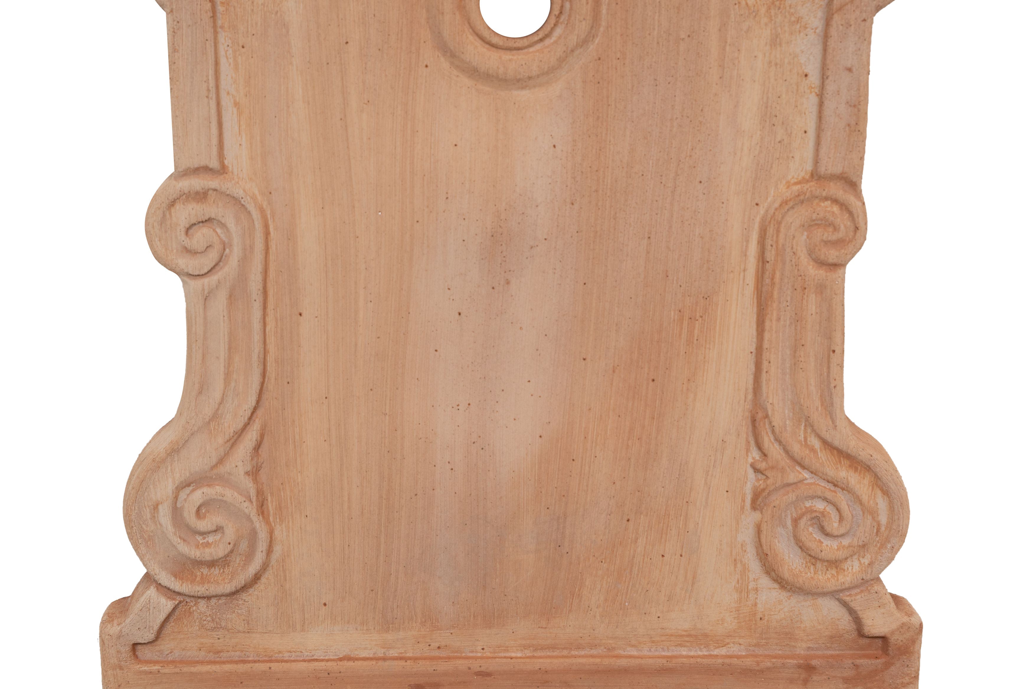 Biscottini Fontana a muro da parete da appendere in Terracotta 100% Made in Italy Lavorata a Mano