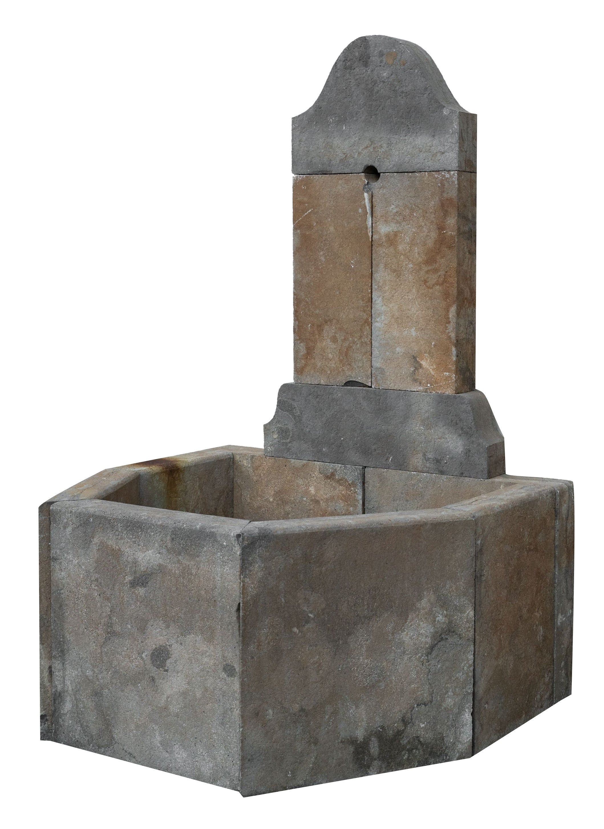 Biscottini Fontana a muro in pietra