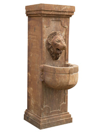 Biscottini Fontana a muro in pietra L40xPR59xH125 cm smontabile dimensioni realizzata