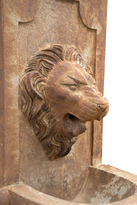 Biscottini Fontana a muro in pietra L40xPR59xH125 cm smontabile dimensioni realizzata