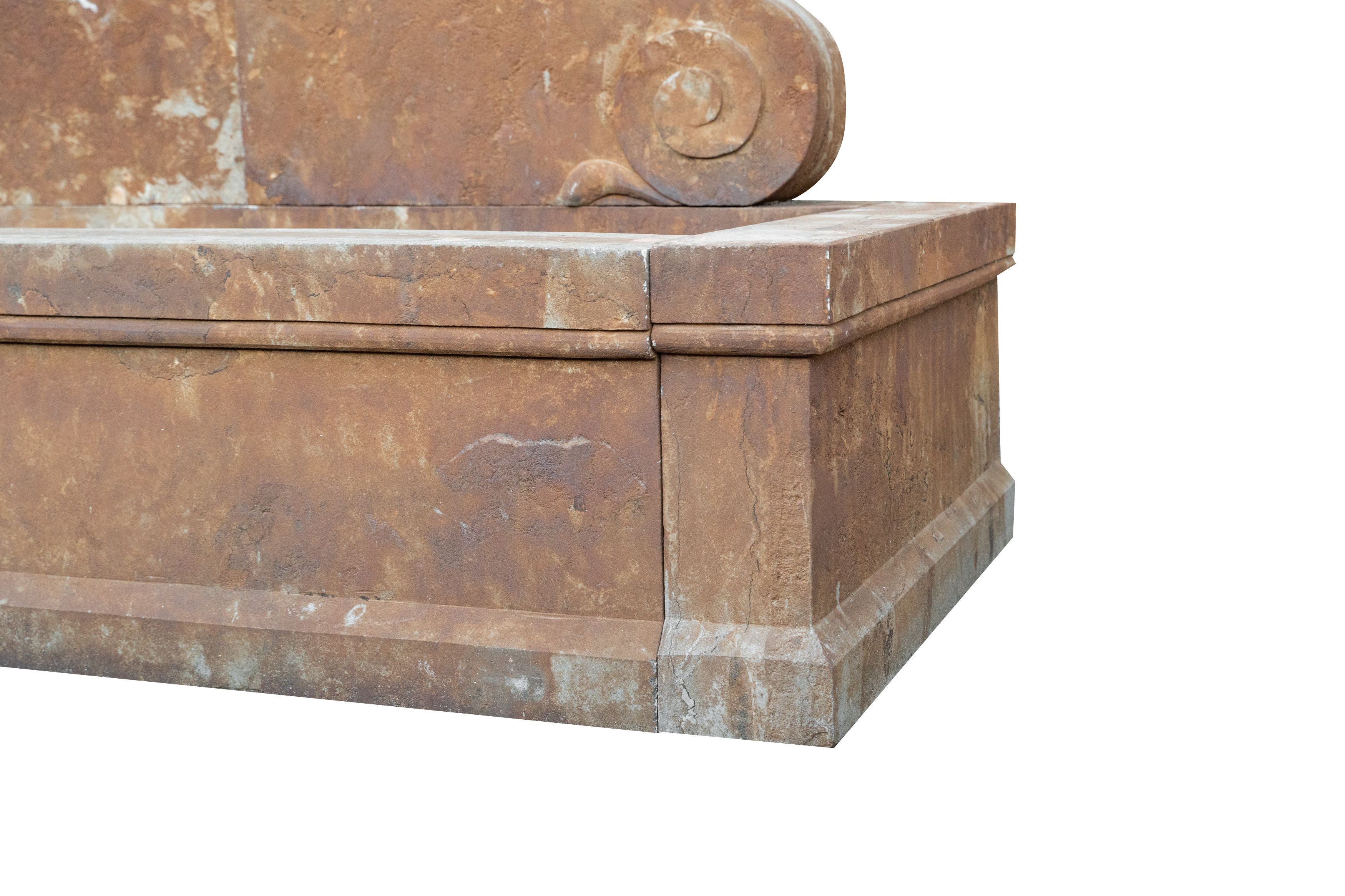 Biscottini Fontana a muro in pietra terra dimensioni lunghezza Offerta Speciale Qualità