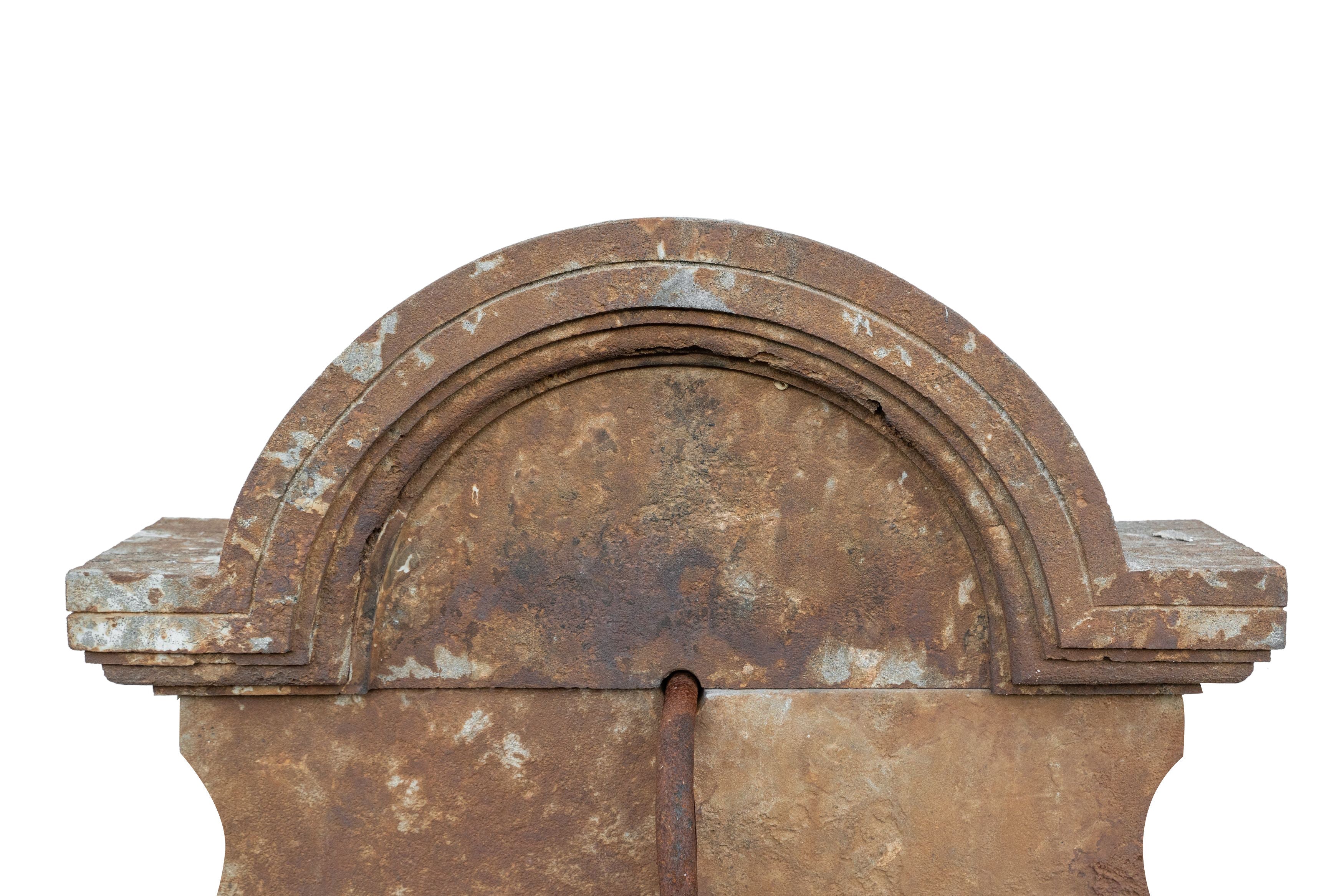 Biscottini Fontana a muro in pietra terra dimensioni lunghezza Offerta Speciale Qualità