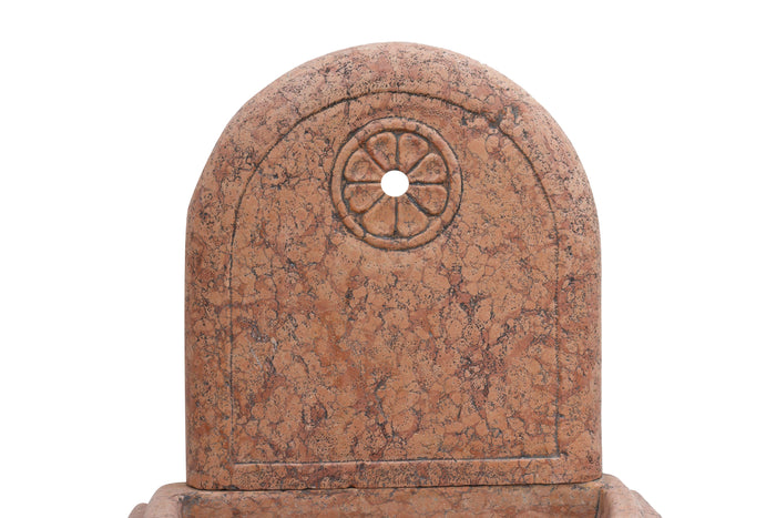 Biscottini Fontana da terra in marmo rosso di Verona Made in Italy Acquasantiera Offerta