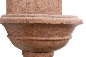 Biscottini Fontana da terra in marmo rosso di Verona Made in Italy Acquasantiera Offerta