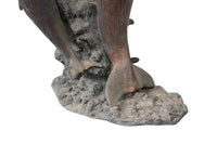 Biscottini Fontana di delfini in fusione di bronzo L190xPR150xH250 cm realizzate Offerta