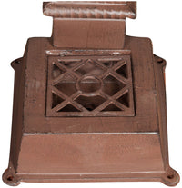 Biscottini Fontana in ghisa finitura ruggine anticata L37xPR30xH77 cm