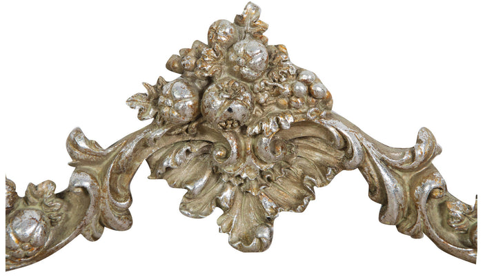 Biscottini Fregio decorativo finitura argento anticato L42xPR3,5xH12 cm molteplici