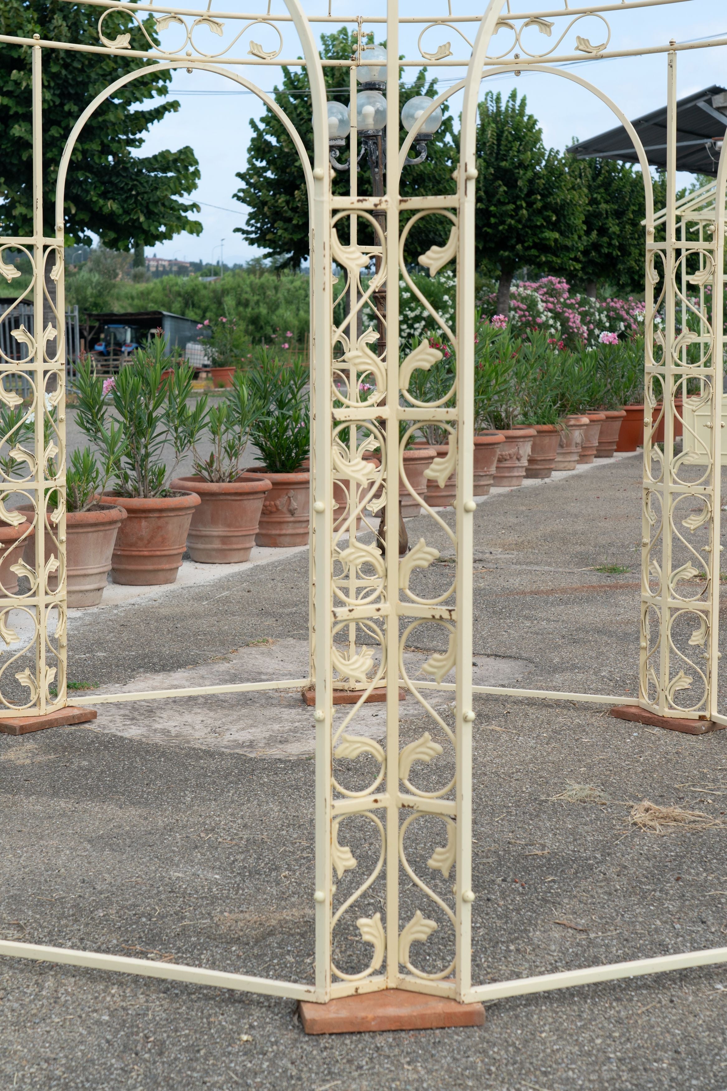 Biscottini Gazebo in ferro L300X300XH335 CM Molto solido stabile Offerta Speciale Qualità