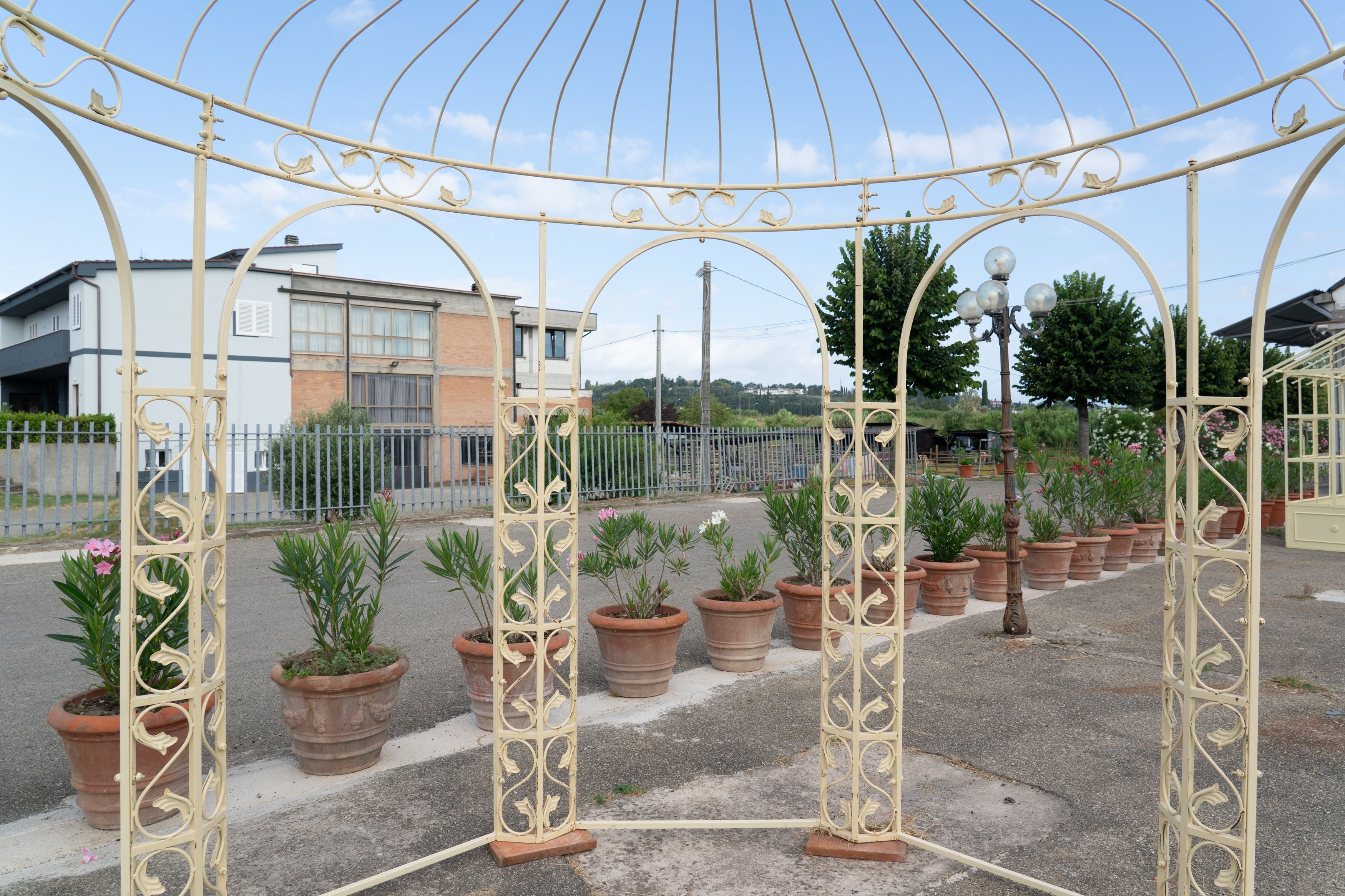 Biscottini Gazebo in ferro L300X300XH335 CM Molto solido stabile Offerta Speciale Qualità