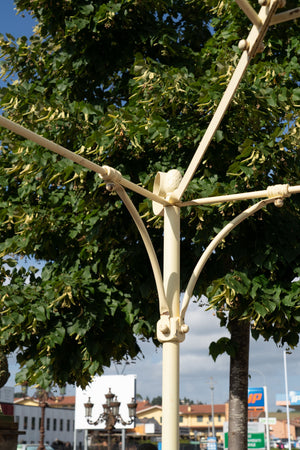 Biscottini Gazebo in ferro L300XPR300XH320 CM Molto solido stabile Offerta Speciale