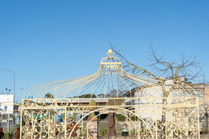 Biscottini Gazebo in ferro L300XPR300XH340 CM