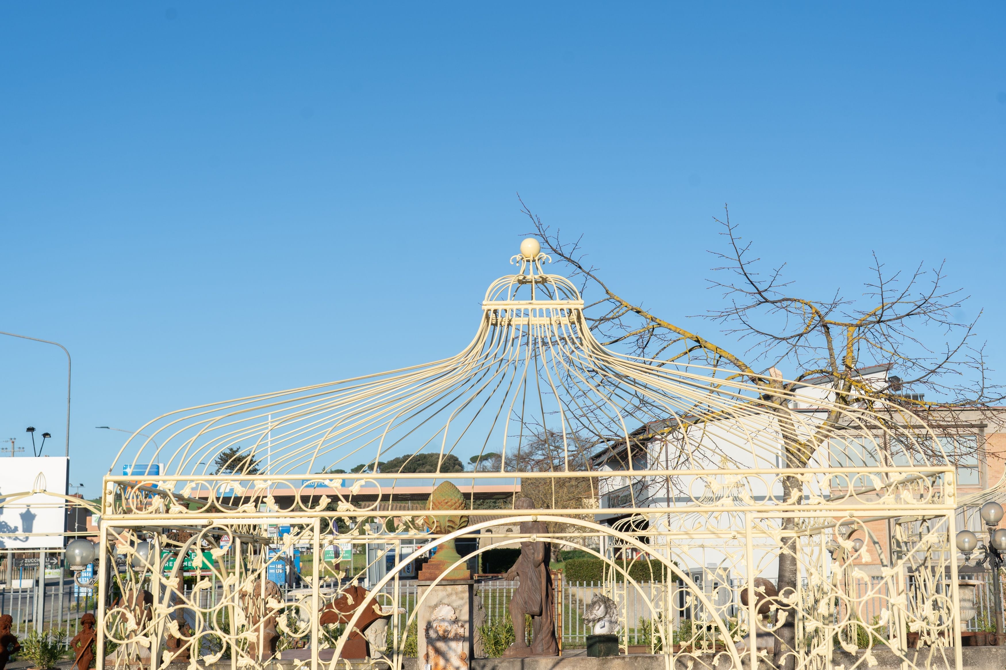 Biscottini Gazebo in ferro L300XPR300XH340 CM