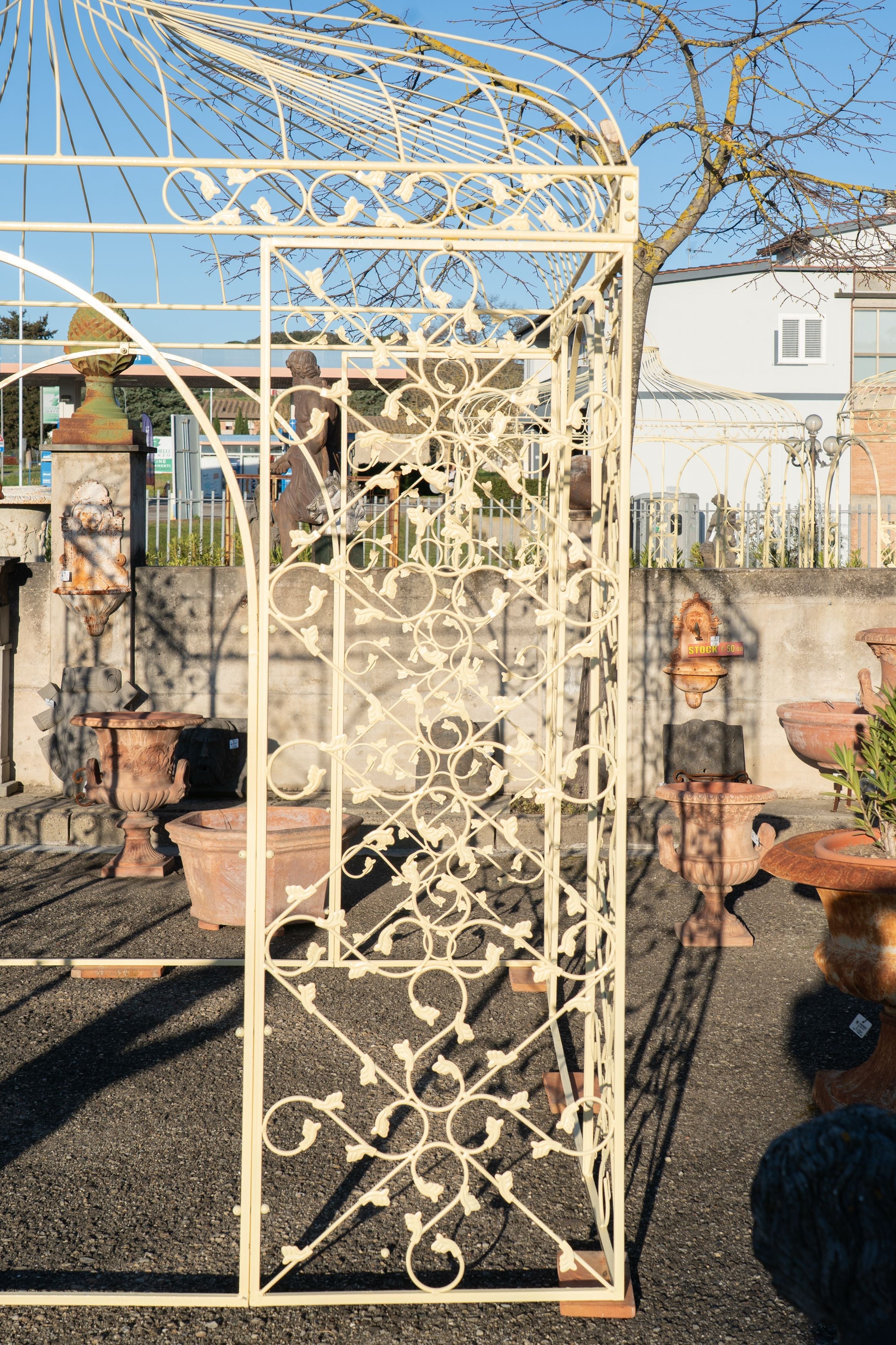 Biscottini Gazebo in ferro L300XPR300XH340 CM