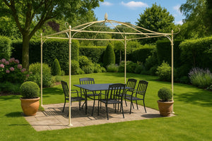 Biscottini Gazebo in ferro L350XPR350XH330 CM Molto solido stabile Offerta Speciale