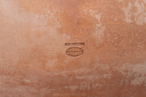Biscottini Giara liscia invecchiata, in terracotta toscana 100% Made in Italy interamente Lavorata a Mano L70xPR70xH84 cm