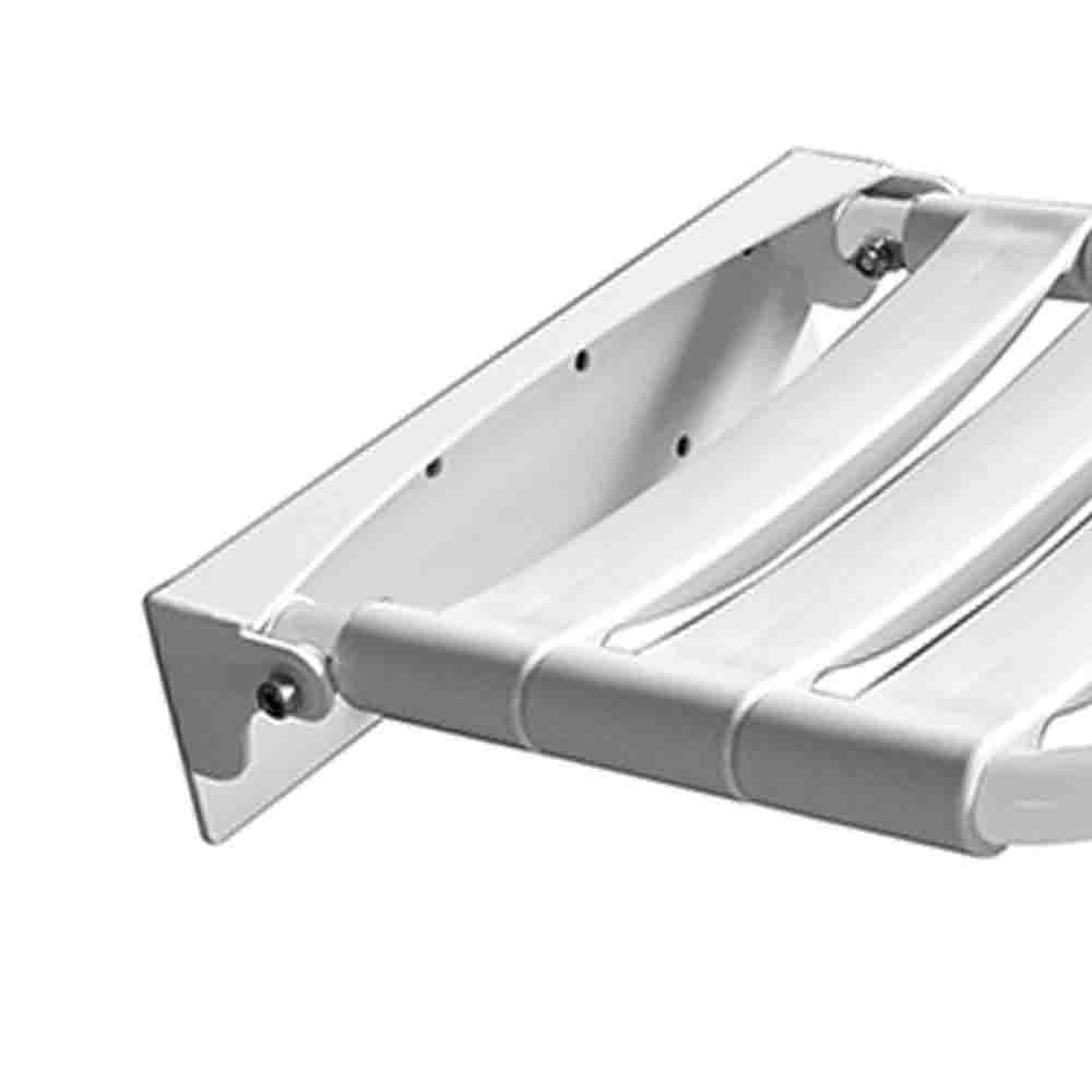 Sedile ribaltabile per doccia inox seduta con doghe