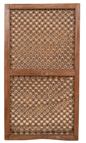 Biscottini Grata finestra finestrina porta in legno massello e in ferro antica e vecchia con telaio da interno o da esterno