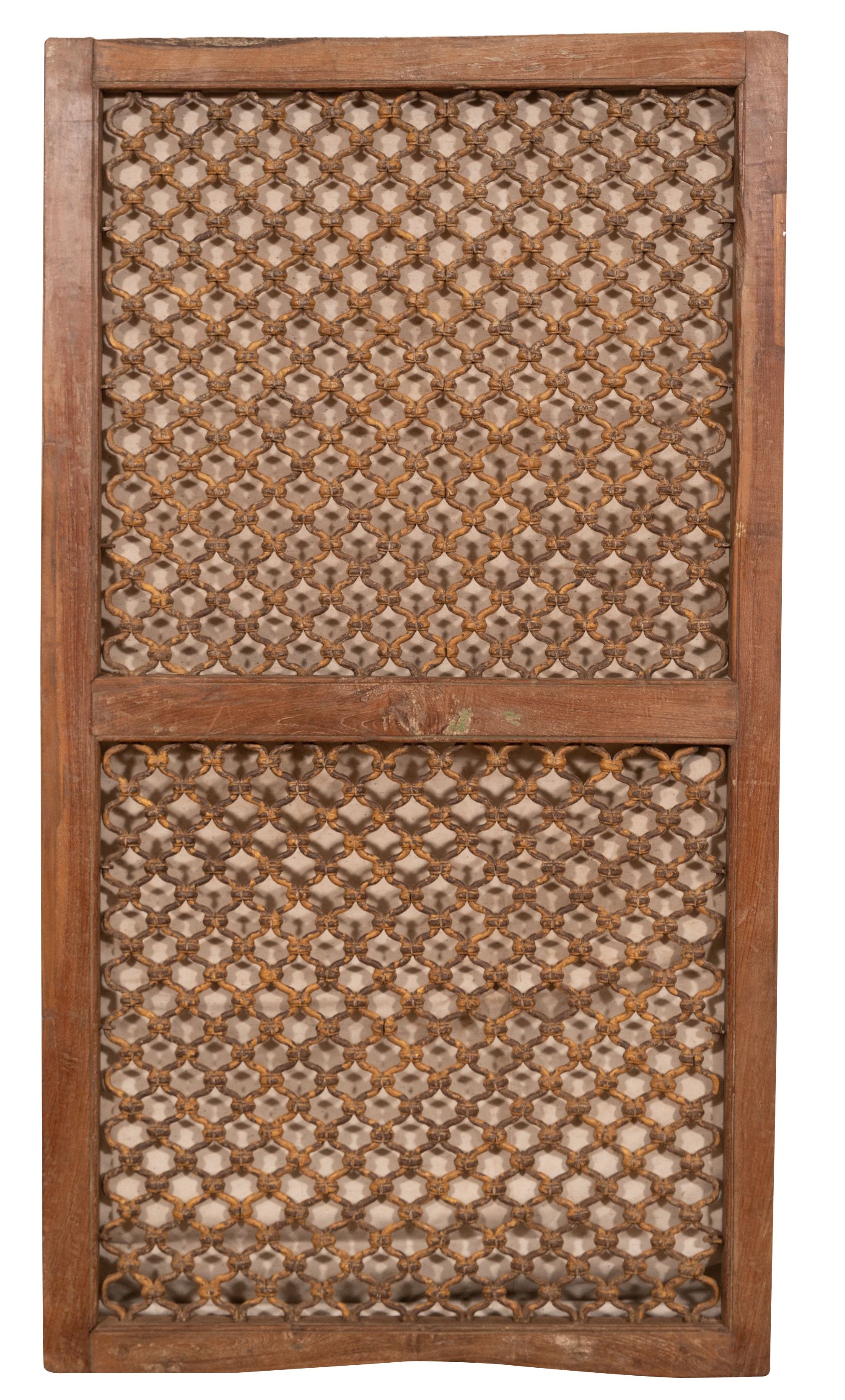 Biscottini Grata finestra finestrina porta in legno massello e in ferro antica e vecchia con telaio da interno o da esterno