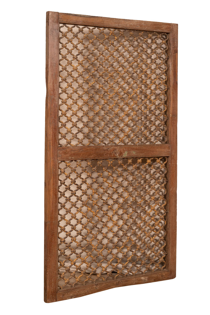 Biscottini Grata finestra finestrina porta in legno massello e in ferro antica e vecchia con telaio da interno o da esterno