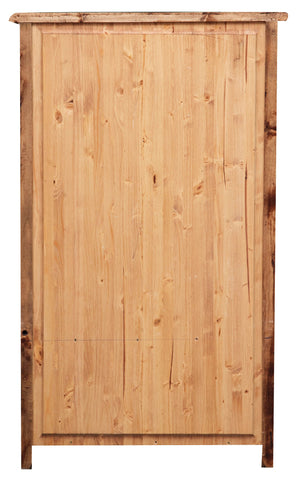 Biscottini Inginocchiatoio in legno massello di tiglio finitura naturale L60xPR47xH96 cm. Made in Italy