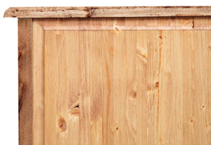 Biscottini Inginocchiatoio in legno massello di tiglio finitura naturale L60xPR47xH96 cm. Made in Italy