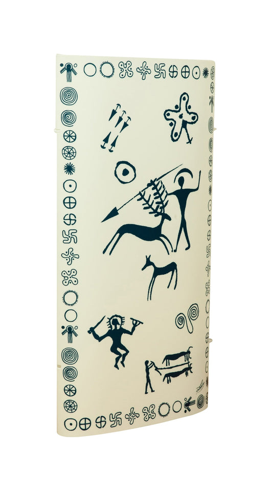 Biscottini Lampada in policarbonato decorato disegni media