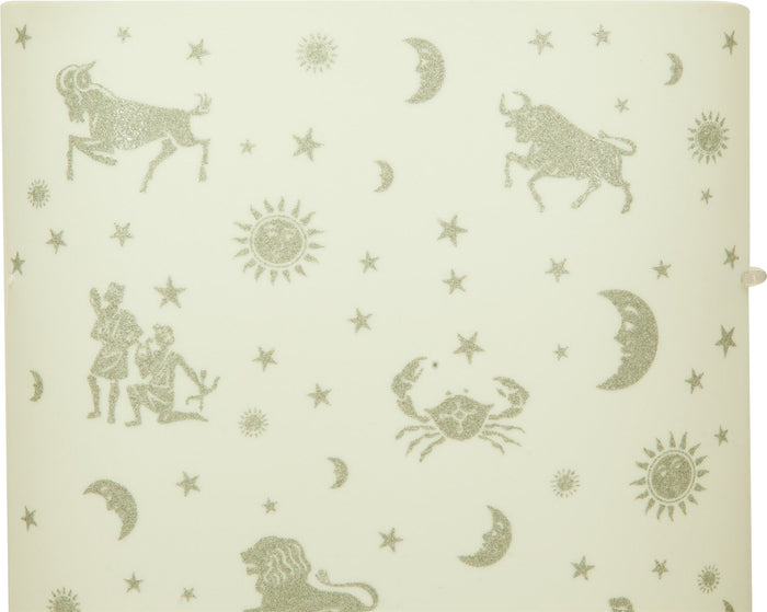 Biscottini Lampada in policarbonato decorato zodiaco media