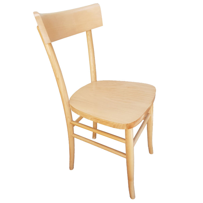 Sedia milano laccata naturale