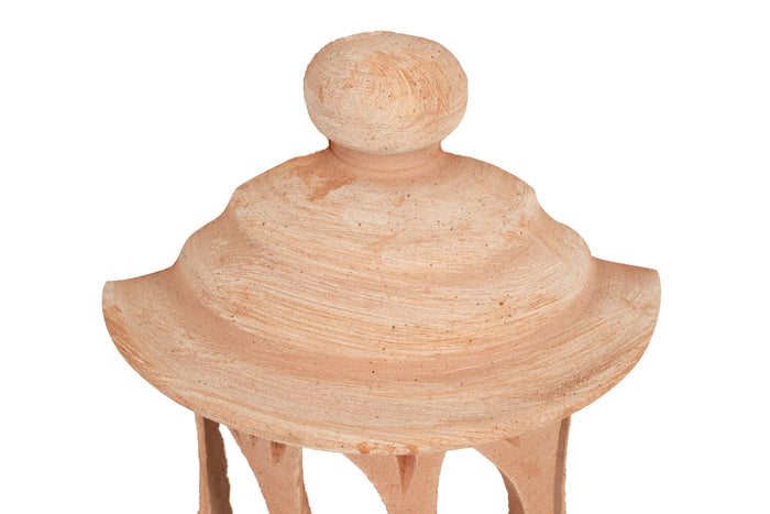 Biscottini Lanterna Lampada da parete da appendere in Terracotta 100% Made in Italy Lavorata a Mano