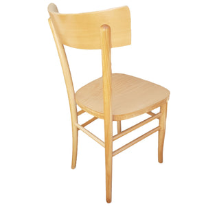 Sedia milano laccata naturale