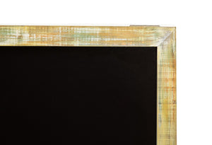 Biscottini LAVAGNA DA TERRA BIFACCIALE CON CORNICE IN LEGNO L50XPR4,5XH100 CM legno.