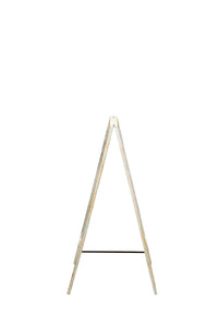 Biscottini LAVAGNA DA TERRA BIFACCIALE CON CORNICE IN LEGNO L50XPR4,5XH100 CM legno.