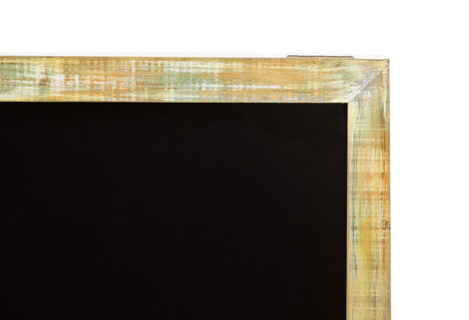 Biscottini LAVAGNA DA TERRA BIFACCIALE CON CORNICE IN LEGNO L50XPR4,5XH100 CM legno.