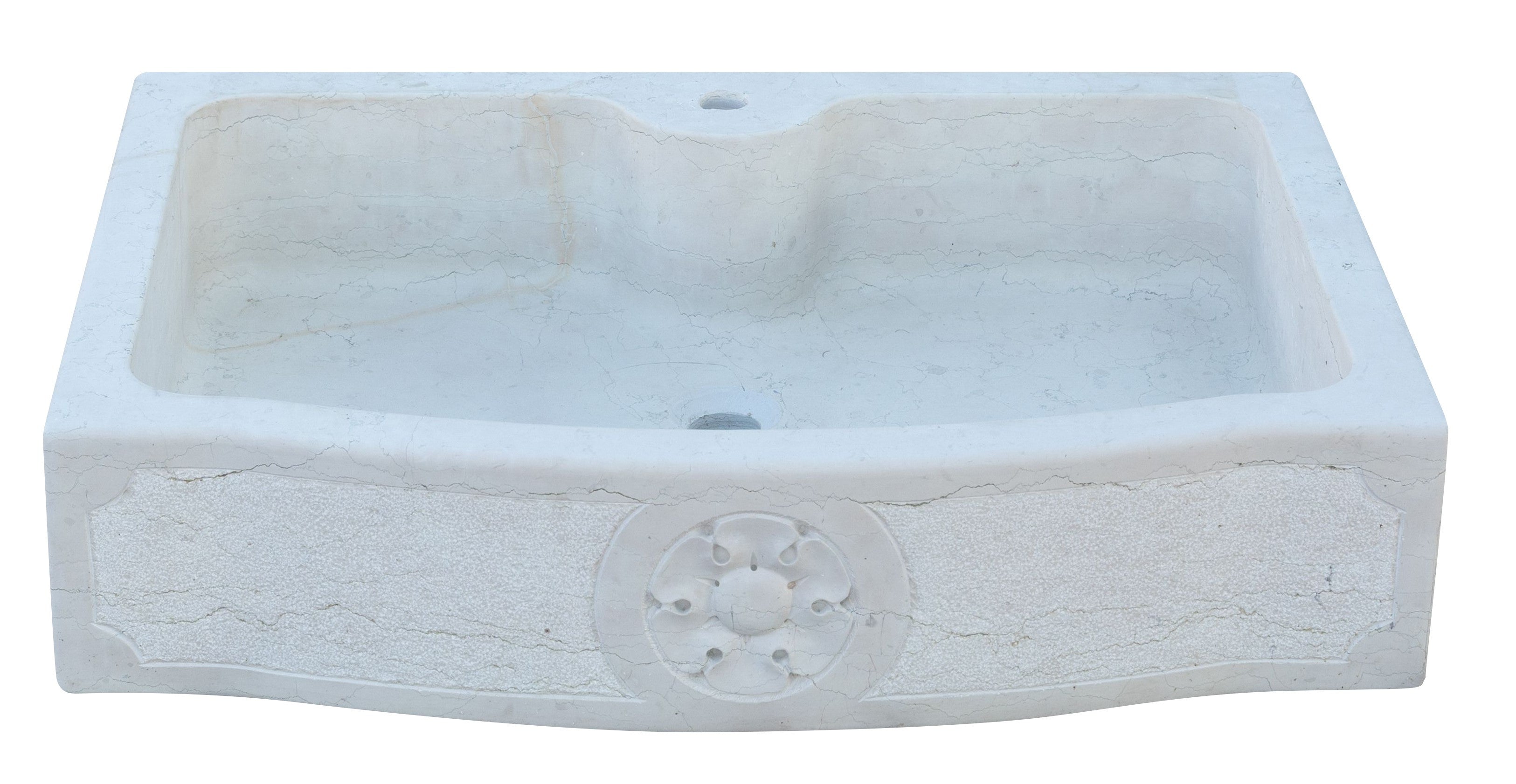 Biscottini Lavandino in marmo bianco di Verona Made in Italy Fontana Acquasantiera