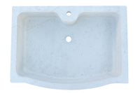 Biscottini Lavandino in marmo bianco di Verona Made in Italy Fontana Acquasantiera