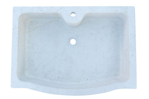 Biscottini Lavandino in marmo bianco di Verona Made in Italy Fontana Acquasantiera