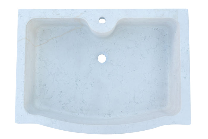 Biscottini Lavandino in marmo bianco di Verona Made in Italy Fontana Acquasantiera