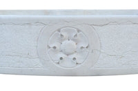 Biscottini Lavandino in marmo bianco di Verona Made in Italy Fontana Acquasantiera