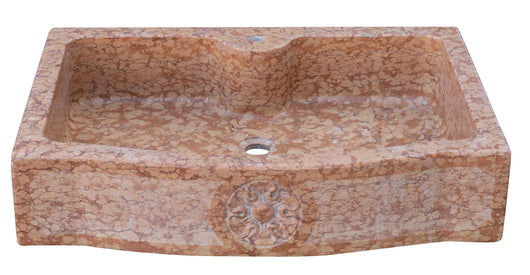 Biscottini Lavandino in marmo rosso di Verona Made in Italy Fontana Acquasantiera Offerta