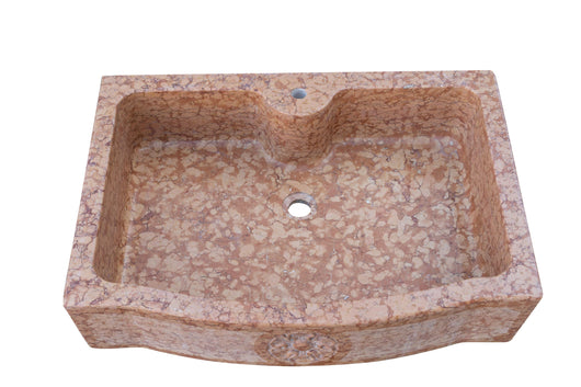 Biscottini Lavandino in marmo rosso di Verona Made in Italy Fontana Acquasantiera Offerta