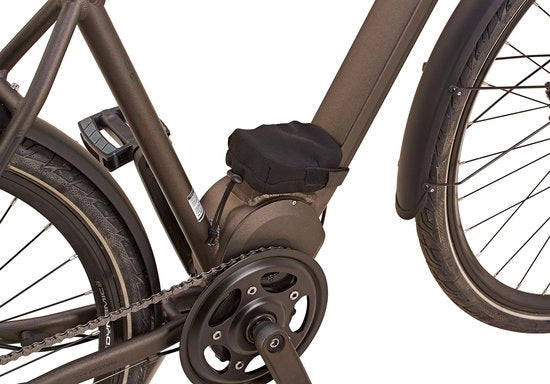 Protezione accu e-bike in neoprene per batterie downtube AEG, colore nero