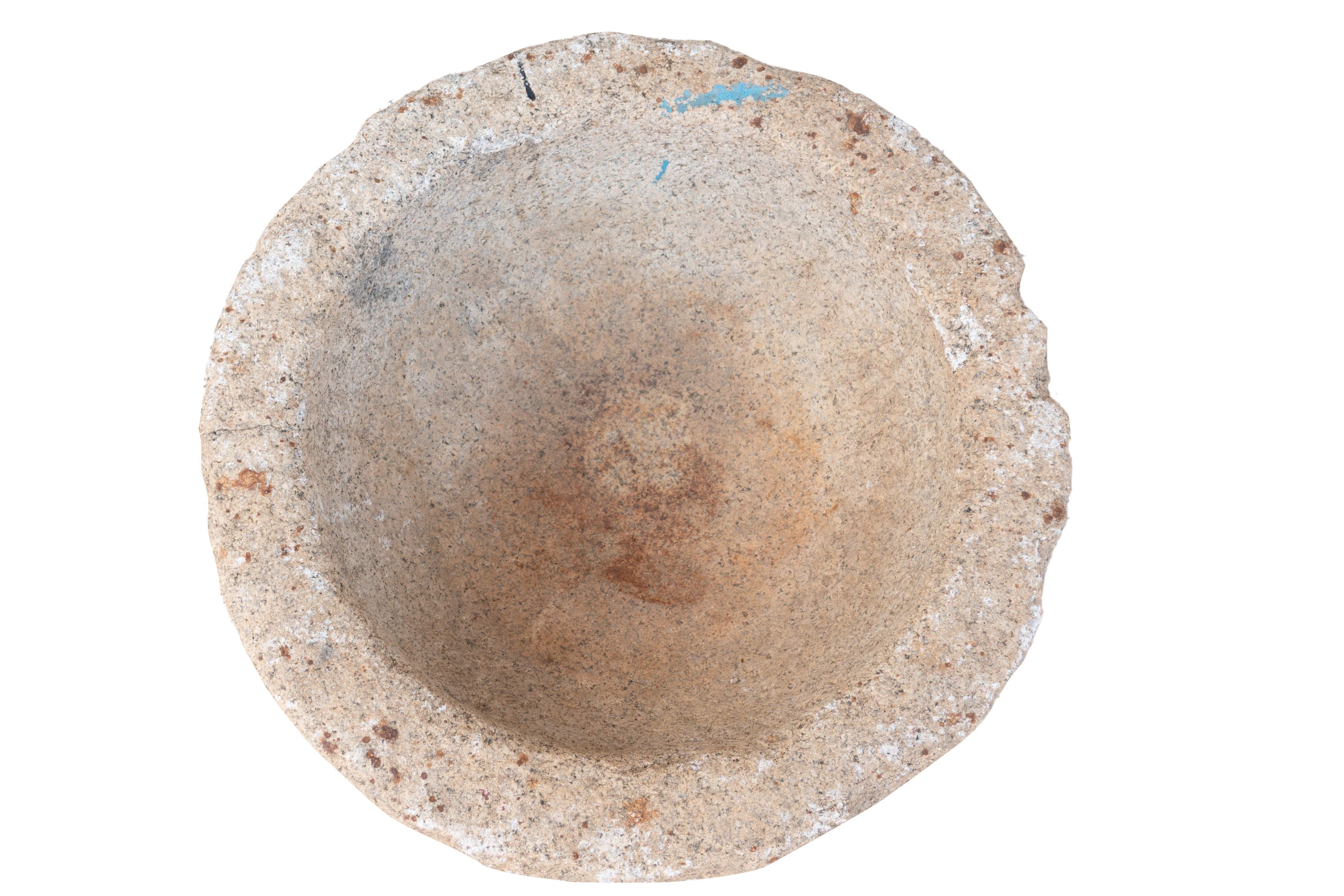 Biscottini Mortaio antico in pietra gigante dimensioni diametro Offerta Speciale Qualità