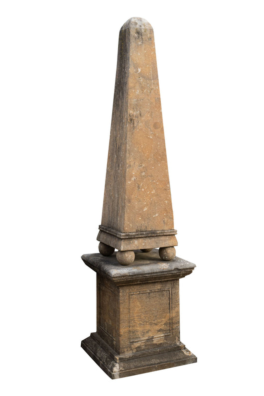 Biscottini Obelisco in Pietra L57xPR57xH215 cm Splendido robusto base Offerta Speciale