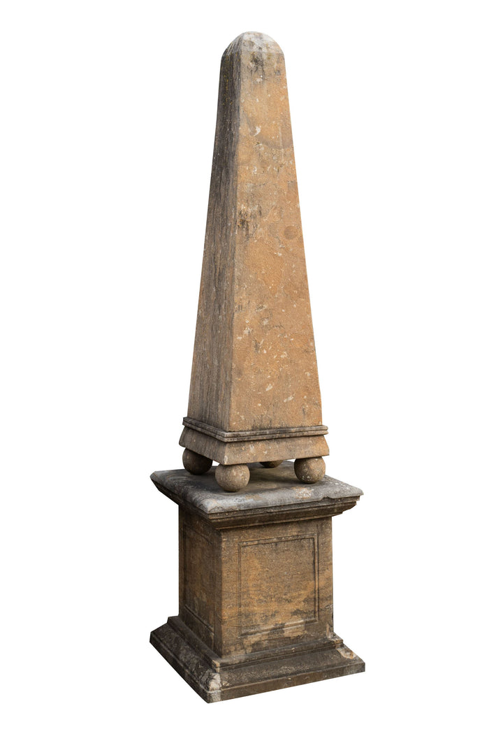 Biscottini Obelisco in Pietra L57xPR57xH215 cm Splendido robusto base Offerta Speciale