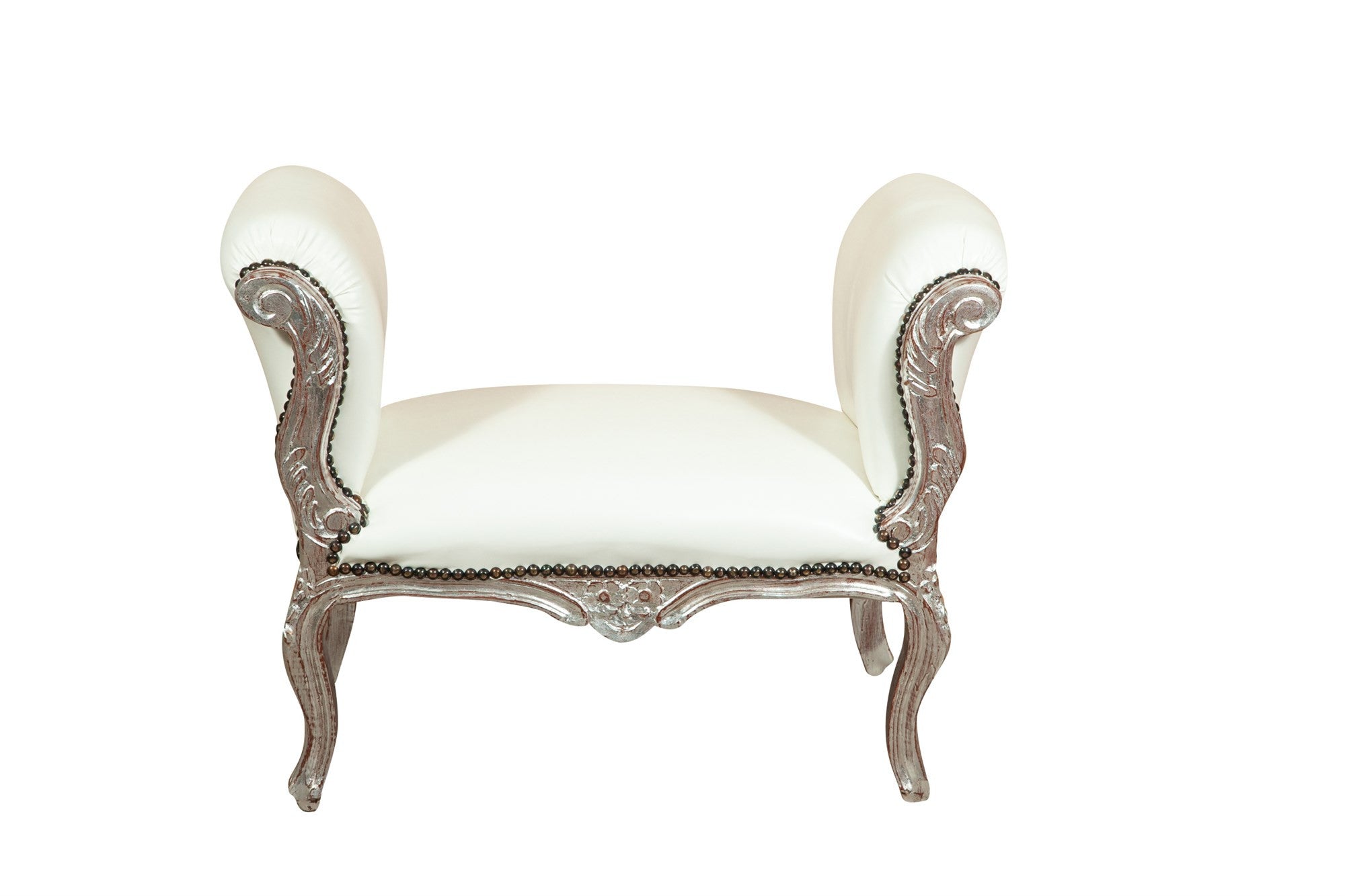 Biscottini Panchetta stile francese Luigi XVI in legno massello di faggio XVI, faggio,